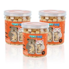 트릿타임 반려동물 동결건조 간식 60g, 연어맛, 3개