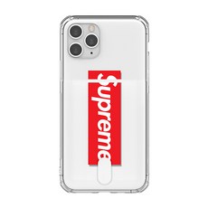 저스트포유 슈프림 투명방탄 카드 휴대폰 케이스