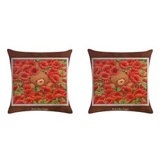 곰돌이쿠션커버