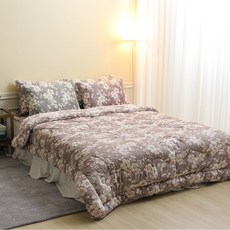 해밀홈 유럽풍 5mm 착번 극세사 차렵이불