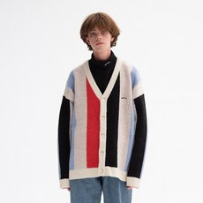 위캔더스 남녀공용 STRIPED 가디건