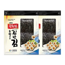 광천김 소문난 두번 구운 김밥김 100p, 200g, 2개