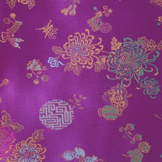 七色段韓服布片, 紫色的