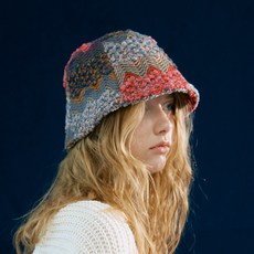 포에지담 Let there be light Knit bucket hat in wine - 포에지담