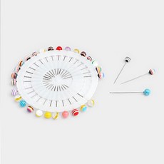 HAPPY BEARS 條紋珠子針 30入, 1個, 隨機出貨
