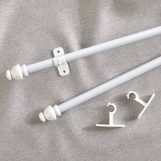 모던하우스 15mm 커튼봉, 화이트 화이트