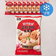 잇메이트 닭가슴살 교자만두 짬뽕 (냉동), 168g, 10개
