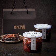 하나원 반찬 2종 선물세트 1100g, 1세트