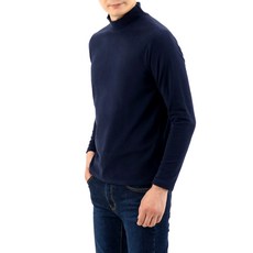 남성용 후리스 반폴라 티셔츠 KRMYT13