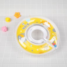NAI-B 奈比 幼兒用頸圈浮具玩水, 黃色, 1個