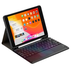 터치패드 블루투스 태블릿PC 키보드 케이스, 검정