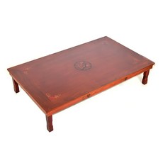 남원은행공방 송학 다용도상 4.5자 135 x 90 cm, 붉은대추색