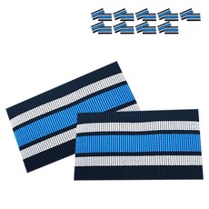 동광세이프티 패션 각반 파랑 앤 백색 앤 검정 2p, 10개