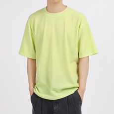 다꾸앙 남성용 여름엔 굿 초이스 반팔 니트티 F05C4_tn5120