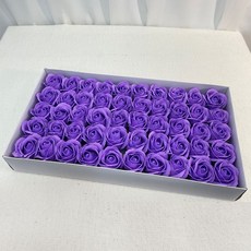 이플린 3겹 비누꽃 장미 50p, 중보라