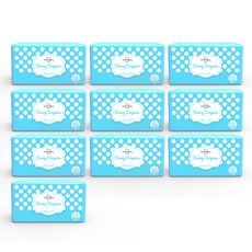  씬바이 강아지 남아용 베리다이퍼 매너 기저귀 12p, 대형, 10팩 