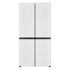 LG전자 디오스 오브제컬렉션 4도어 냉장고 H873MWW012 870L 방문설치, 화이트