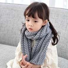 어린이뜨개목도리