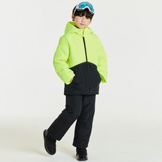에프리더 아동용 네모 솔리드 스키 상하복 세트