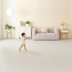 알집 하이엔드 TPU 시공매트 70x70x2.3cm, 밀크스톤, 코너, 4개