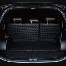 비비키 현대 더뉴 싼타페 SUV 7인승 가솔린 / 디젤 2020년 7월 차량용 트렁크 매트, 컨텐츠 참조, 블랙