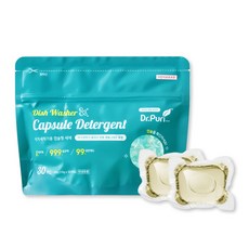 닥터퓨리 안심 식기세척기 캡슐 세제 30p