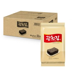 광천김 도시락 김, 5g, 32개