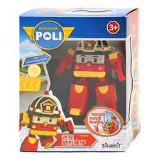 SiLverLit 銀輝 POLI 波力 迷你變形羅伊, 一車 3 種變化, 當車子、變形站立、新裝備加入, 1入