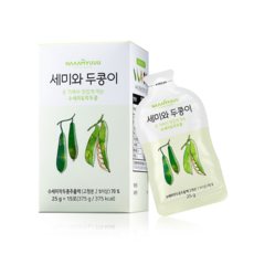 남유네 유아용 세미와 두콩이 차 25g x 15p, 수세미 + 작두콩 혼합맛, 15개