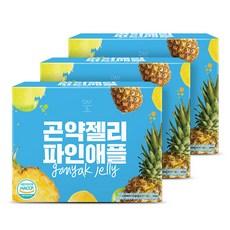 참앤들황토농원 데이앤 파인애플 곤약젤리 10p, 1300ml, 3개