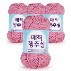 필립섬유 쎄비 매직 행주실 80g x 4p, 5 흰핑크, 4개