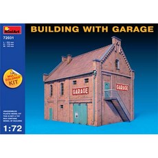 Miniart Building with Garage 프라모델 1 : 72 72031, 1개