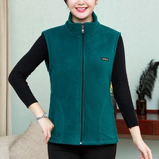 마켓A 여성용 심플 후리스 조끼