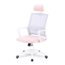 그레떼 사무용 라체스 2.0 화이트쉘 헤드형 의자, 딸기우유