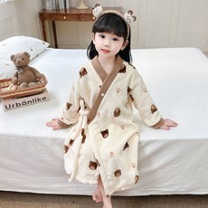 스타빈 아동용 애니멀 패턴 큐트 목욕가운