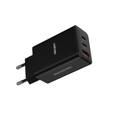 유니콘 멀티 3포트 GaN 65W PD 갤럭시 아이폰 초고속 충전기 KA-650PD, 블랙, 1개