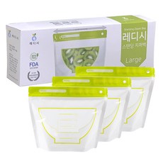 레디시 스탠딩 지퍼백 라지 8p, 1개