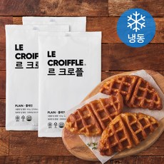 르 크로플 플레인 (냉동), 60g, 3개, 1개입 60g, 3개, 1개입