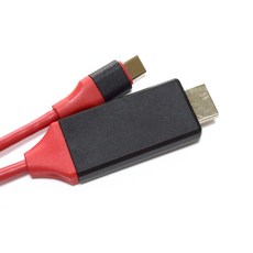 티테크놀로지 USB 3.1 C타입 TO HDMI 스마트폰 미러링 케이블 2m