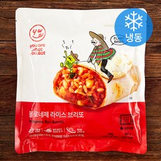 유아왓유잇 볼로네제 라이스 브리또 3개입 (냉동), 360g, 1세트