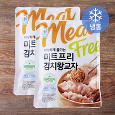 대림선 미트프리 김치 왕교자 (냉동), 350g, 2개