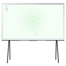 삼성전자 4K UHD QLED The Serif TV 화이트 방문설치, 138cm(55인치), KQ55LSD01AFXKR, 스탠드형