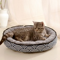 다바리스튜디오반려동물마크라메바스켓방석