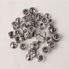 링도트 스냅단추 10mm, 니켈, 20개 니켈, 20개