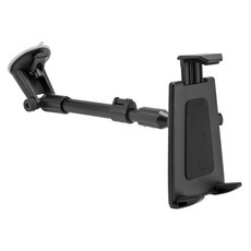 ARKON 푸쉬버튼 차량용 유리흡착 태블릿 거치대 TABPB117, 블랙, 1개