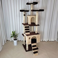 PET eRang 高貓塔, 棕色的, 1個