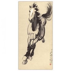 Liz Janey Interior Goods 書法東方繪畫馬 K13721 05