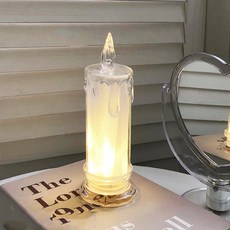 Make Mine LED透明電子蠟燭燈 大, 單一顏色