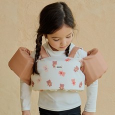 베베샤 아동용 애니멀 암링자켓 팔튜브 암튜브 퍼들점퍼, 1개, 꼬마곰 1개, 꼬마곰