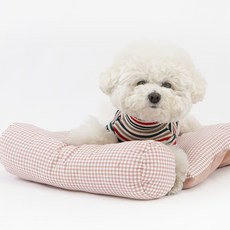 레드퍼피 반려동물용 룸베드 쿠션, 다크핑크